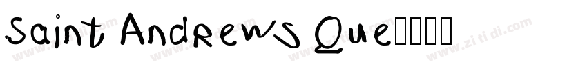 Saint Andrews Que字体转换